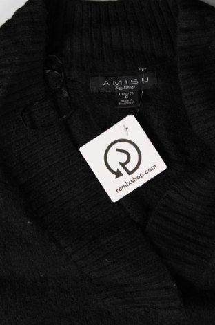 Дамски пуловер Amisu, Размер S, Цвят Черен, Цена 7,25 лв.