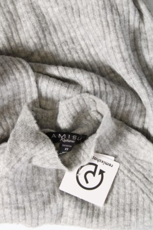 Γυναικείο πουλόβερ Amisu, Μέγεθος XS, Χρώμα Γκρί, Τιμή 17,94 €