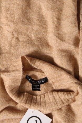 Pulover de femei Amisu, Mărime XL, Culoare Bej, Preț 28,62 Lei