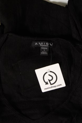 Дамски пуловер Amisu, Размер L, Цвят Черен, Цена 8,70 лв.