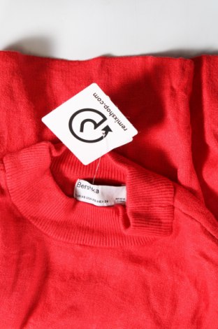 Дамски пуловер Bershka, Размер XS, Цвят Червен, Цена 29,00 лв.