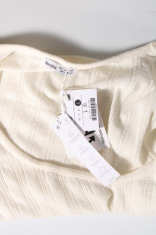 Damenpullover Bershka, Größe L, Farbe Weiß, Preis € 11,38