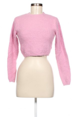 Дамски пуловер Bershka, Размер M, Цвят Розов, Цена 13,05 лв.