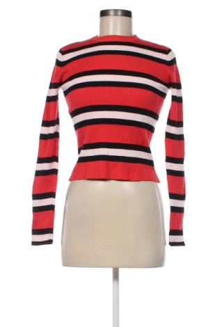 Дамски пуловер Bershka, Размер M, Цвят Червен, Цена 8,99 лв.