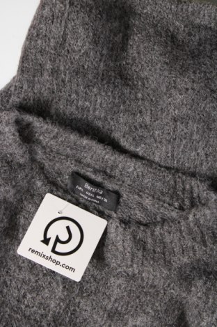 Дамски пуловер Bershka, Размер L, Цвят Сив, Цена 7,54 лв.