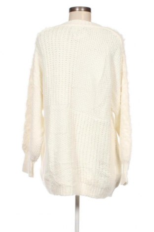 Дамски пуловер Bershka, Размер L, Цвят Бял, Цена 13,05 лв.