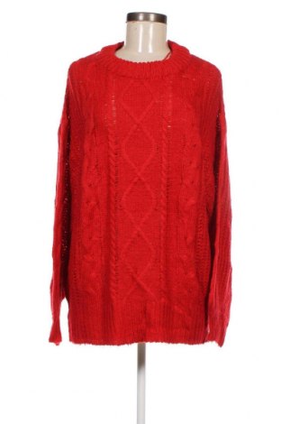 Γυναικείο πουλόβερ Brave Soul, Μέγεθος L, Χρώμα Κόκκινο, Τιμή 4,49 €