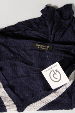 Дамски пуловер Buissonniere, Размер M, Цвят Син, Цена 7,25 лв.