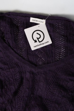 Дамски пуловер Cache Cache, Размер M, Цвят Лилав, Цена 13,05 лв.