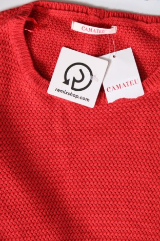 Γυναικείο πουλόβερ Camaieu, Μέγεθος S, Χρώμα Κόκκινο, Τιμή 7,59 €
