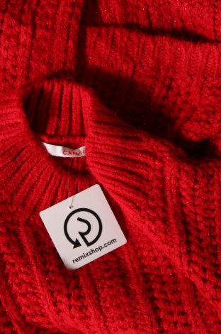 Дамски пуловер Camaieu, Размер M, Цвят Червен, Цена 13,05 лв.