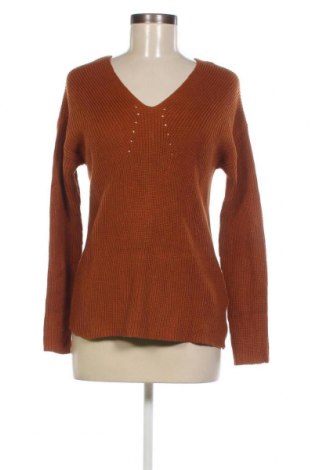 Дамски пуловер Camaieu, Размер S, Цвят Кафяв, Цена 9,28 лв.
