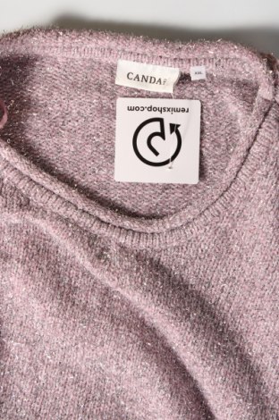 Γυναικείο πουλόβερ Canda, Μέγεθος XXL, Χρώμα Βιολετί, Τιμή 6,28 €