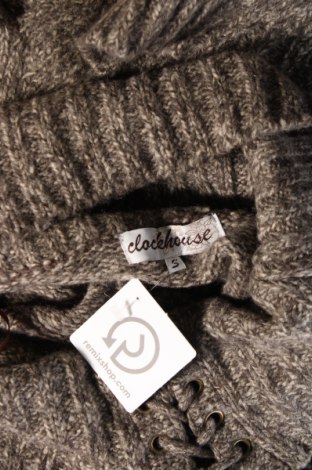 Дамски пуловер Clockhouse, Размер S, Цвят Кафяв, Цена 13,05 лв.