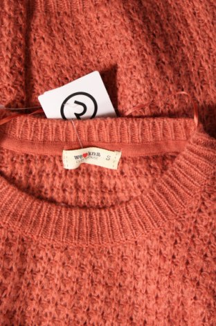 Дамски пуловер Clockhouse, Размер S, Цвят Оранжев, Цена 8,70 лв.