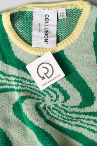 Γυναικείο πουλόβερ Collusion, Μέγεθος S, Χρώμα Πράσινο, Τιμή 17,94 €