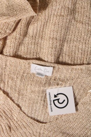 Γυναικείο πουλόβερ Cotton Club, Μέγεθος XL, Χρώμα  Μπέζ, Τιμή 8,97 €