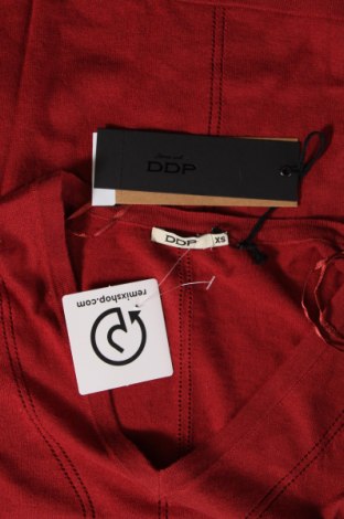 Γυναικείο πουλόβερ DDP, Μέγεθος XS, Χρώμα Κόκκινο, Τιμή 10,67 €