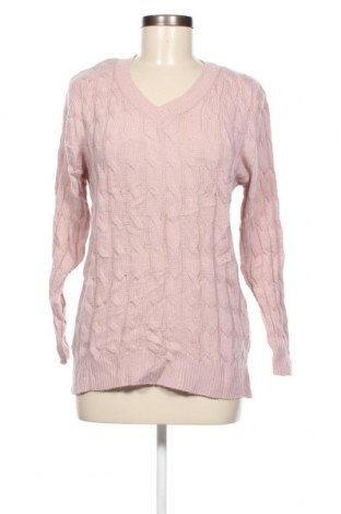 Дамски пуловер Ellen Tracy, Размер M, Цвят Розов, Цена 21,12 лв.