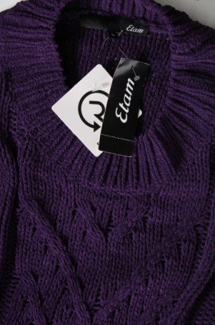 Дамски пуловер Etam, Размер L, Цвят Лилав, Цена 26,10 лв.