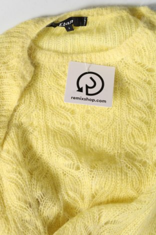 Дамски пуловер Etam, Размер S, Цвят Жълт, Цена 7,54 лв.