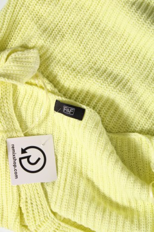 Дамски пуловер F&F, Размер XL, Цвят Жълт, Цена 8,12 лв.