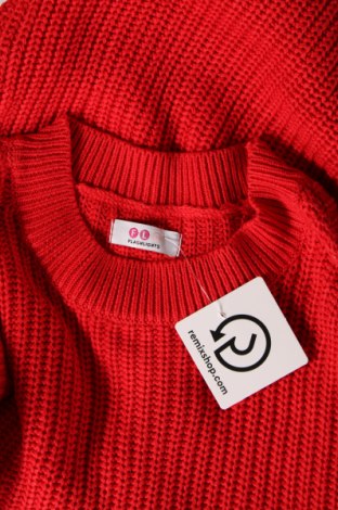 Дамски пуловер Flash Lights, Размер M, Цвят Червен, Цена 20,70 лв.