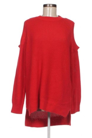 Дамски пуловер Flash Lights, Размер M, Цвят Червен, Цена 20,70 лв.