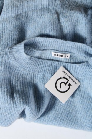 Дамски пуловер Gemo, Размер L, Цвят Син, Цена 13,05 лв.