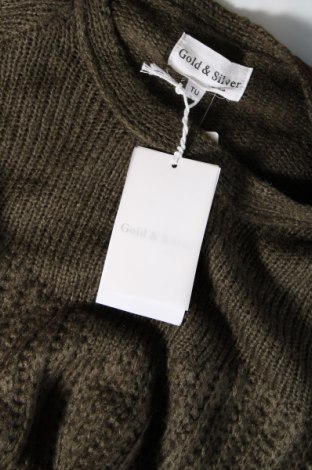 Γυναικείο πουλόβερ Gold & Silver, Μέγεθος M, Χρώμα Πράσινο, Τιμή 11,21 €