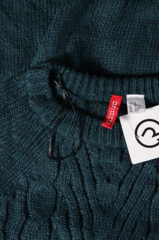 Дамски пуловер H&M Divided, Размер XS, Цвят Зелен, Цена 7,25 лв.