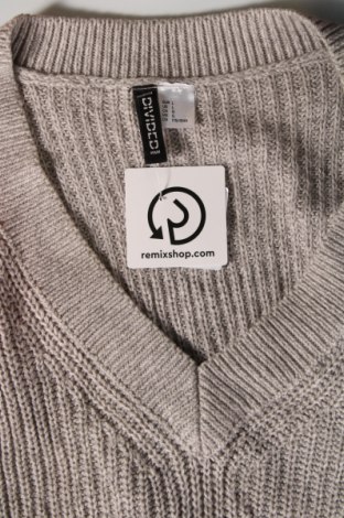 Дамски пуловер H&M Divided, Размер L, Цвят Сив, Цена 8,99 лв.