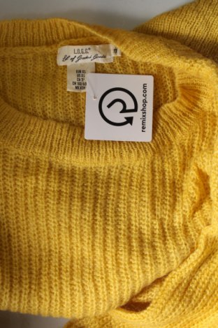 Дамски пуловер H&M L.O.G.G., Размер XS, Цвят Жълт, Цена 8,70 лв.