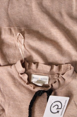 Дамски пуловер Holly & Whyte By Lindex, Размер L, Цвят Бежов, Цена 8,41 лв.