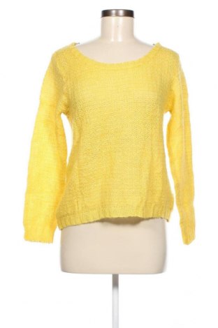 Дамски пуловер IKKS, Размер S, Цвят Жълт, Цена 20,40 лв.