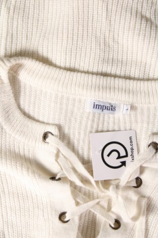 Дамски пуловер Impuls, Размер L, Цвят Екрю, Цена 13,05 лв.