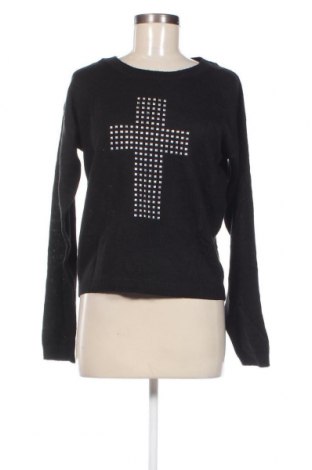 Дамски пуловер Janina, Размер M, Цвят Черен, Цена 7,25 лв.