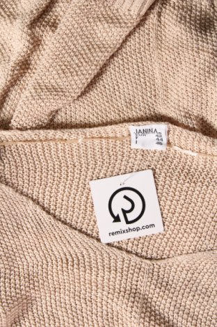 Дамски пуловер Janina, Размер L, Цвят Бежов, Цена 7,25 лв.