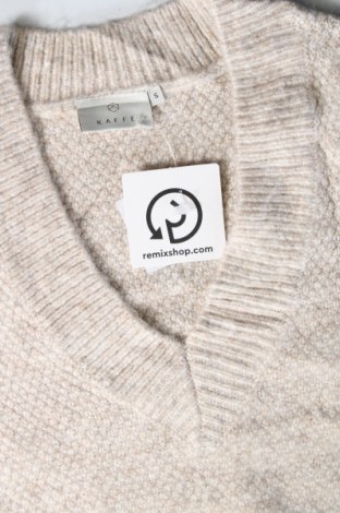 Дамски пуловер Kaffe, Размер S, Цвят Бежов, Цена 13,05 лв.