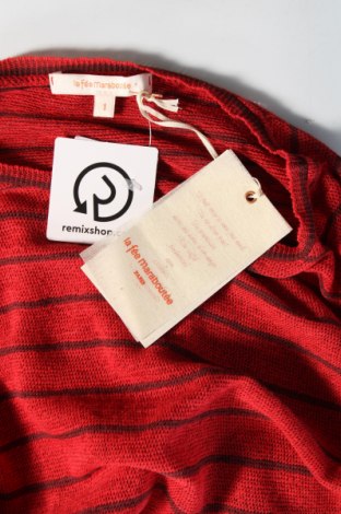 Дамски пуловер La Fee Maraboutee, Размер S, Цвят Червен, Цена 18,48 лв.