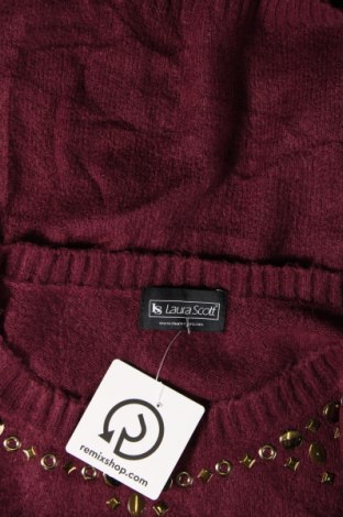 Дамски пуловер Laura Scott, Размер M, Цвят Червен, Цена 7,54 лв.
