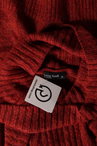 Pulover de femei Laura Torelli, Mărime M, Culoare Roșu, Preț 28,62 Lei