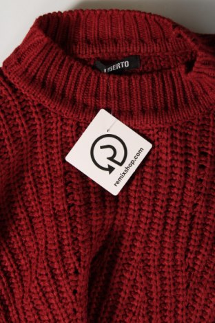 Дамски пуловер Liberto, Размер M, Цвят Червен, Цена 11,89 лв.