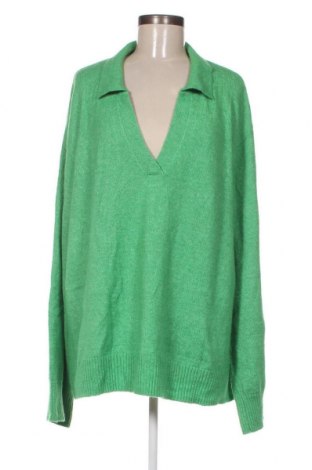 Дамски пуловер Lindex, Размер XXL, Цвят Зелен, Цена 17,40 лв.