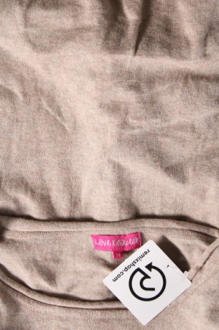 Дамски пуловер Love Knitwear, Размер L, Цвят Бежов, Цена 9,60 лв.