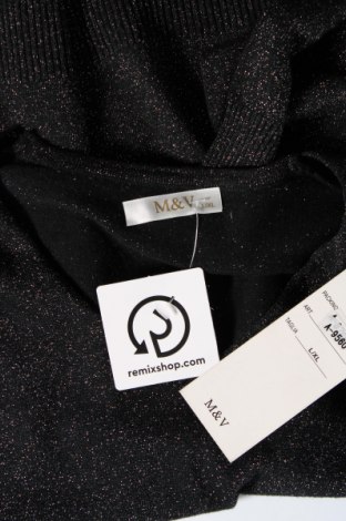 Damenpullover M&V, Größe L, Farbe Schwarz, Preis 23,46 €
