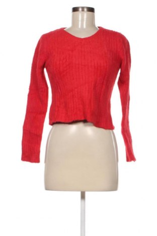 Дамски пуловер MISS SARA, Размер S, Цвят Червен, Цена 7,25 лв.