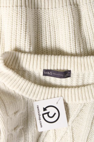Γυναικείο πουλόβερ Marks & Spencer, Μέγεθος 3XL, Χρώμα Εκρού, Τιμή 10,64 €