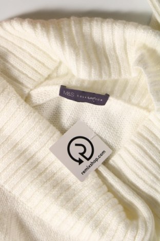 Дамски пуловер Marks & Spencer, Размер XXL, Цвят Бял, Цена 11,00 лв.