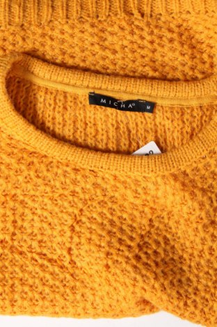 Дамски пуловер Micha, Размер M, Цвят Жълт, Цена 13,05 лв.